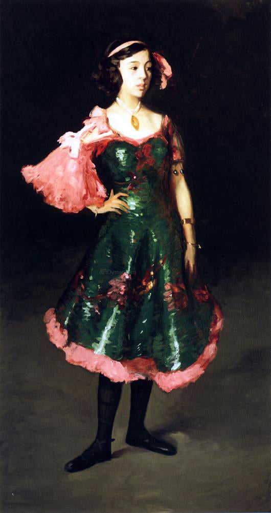 Robert Henri La Madrilenita - Canvas Print