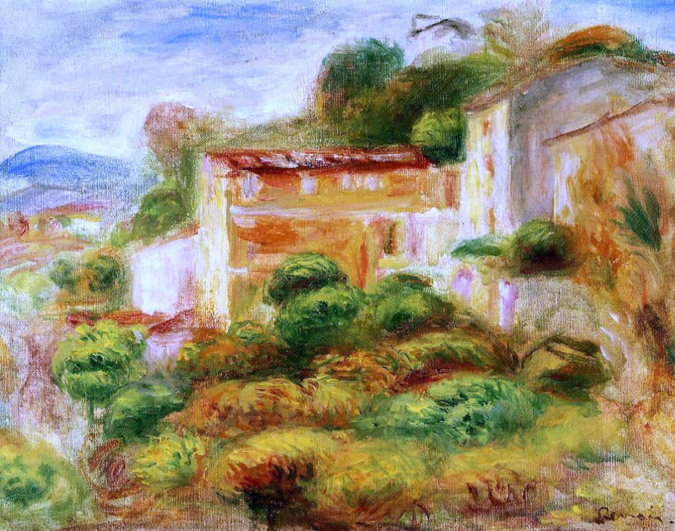 Pierre Auguste Renoir La Maison de la Poste - Canvas Print