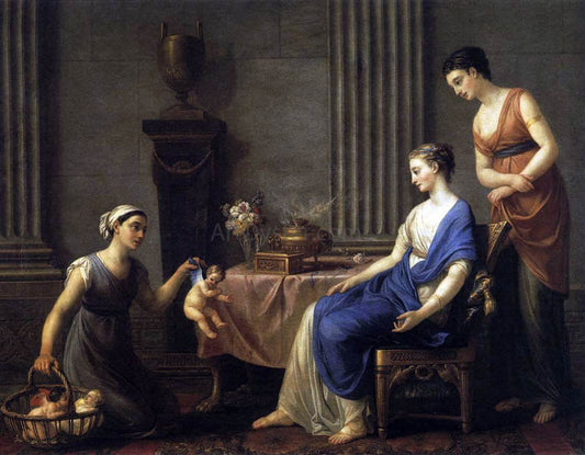 Joseph-Marie Vien La Marchande d'Amours - Canvas Print