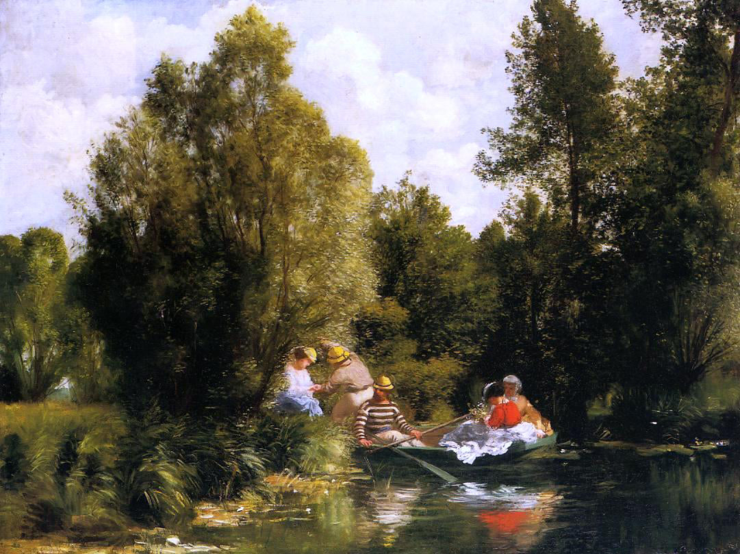 Pierre Auguste Renoir La Mare aux Fees - Canvas Print