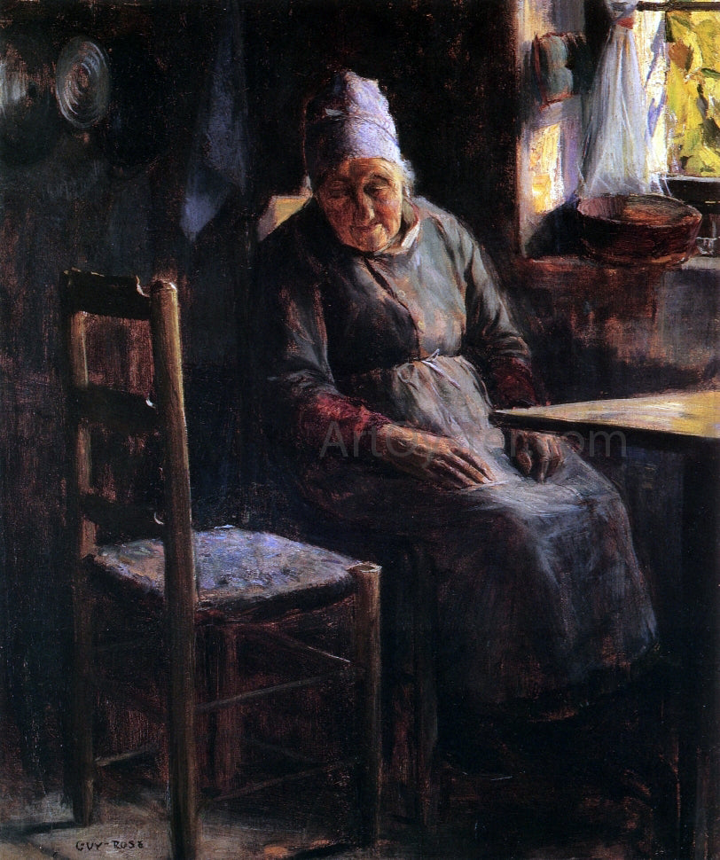 Guy Orlando Rose La Mere Pichaud - Canvas Print