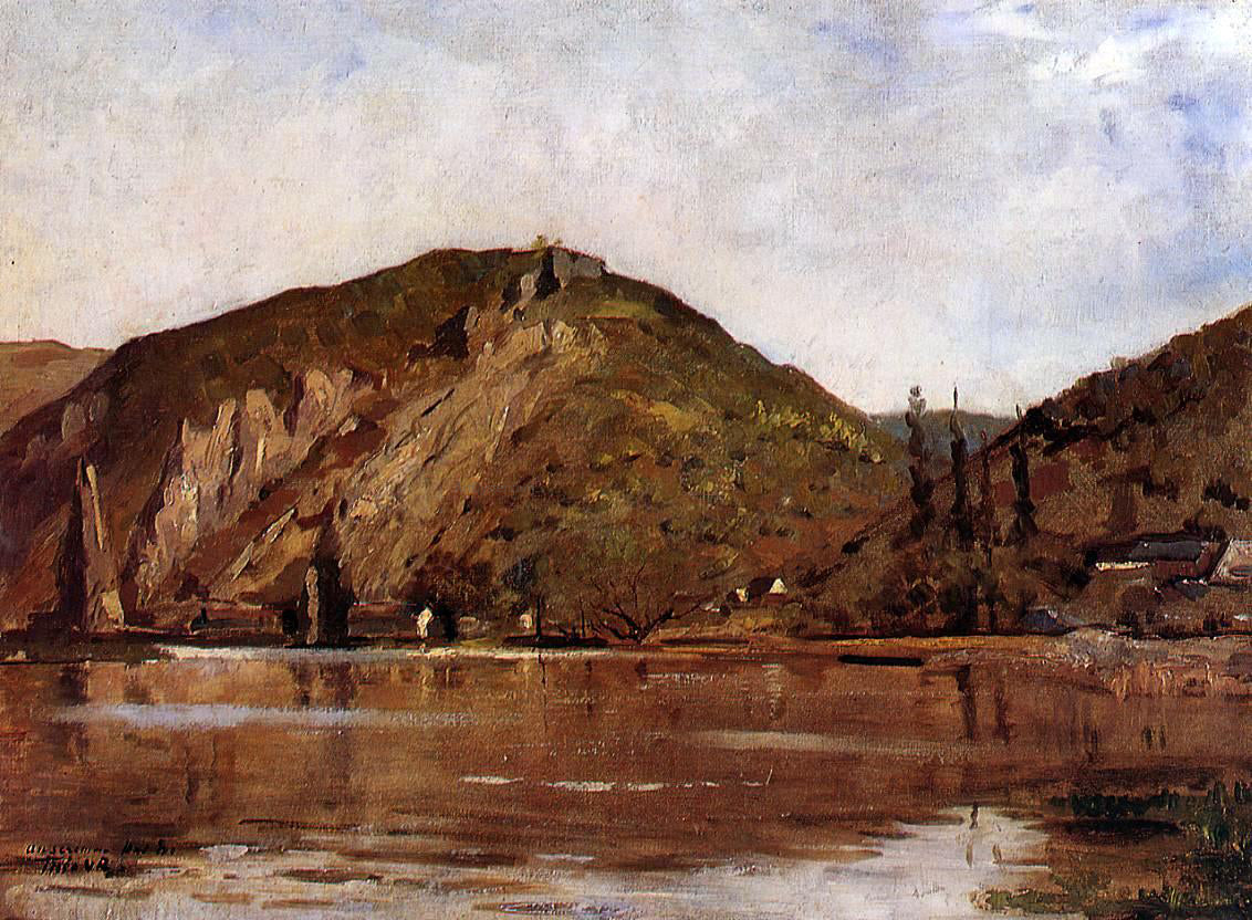 Theo Van Rysselberghe La Meuse aux Environs de Namur - Canvas Print