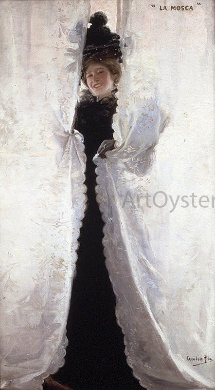 Cecilio Pla y Gallardo La Mosca - Canvas Print