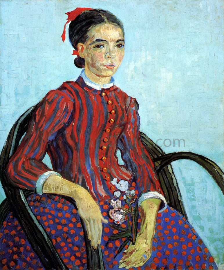 Vincent Van Gogh La Mousme - Canvas Print