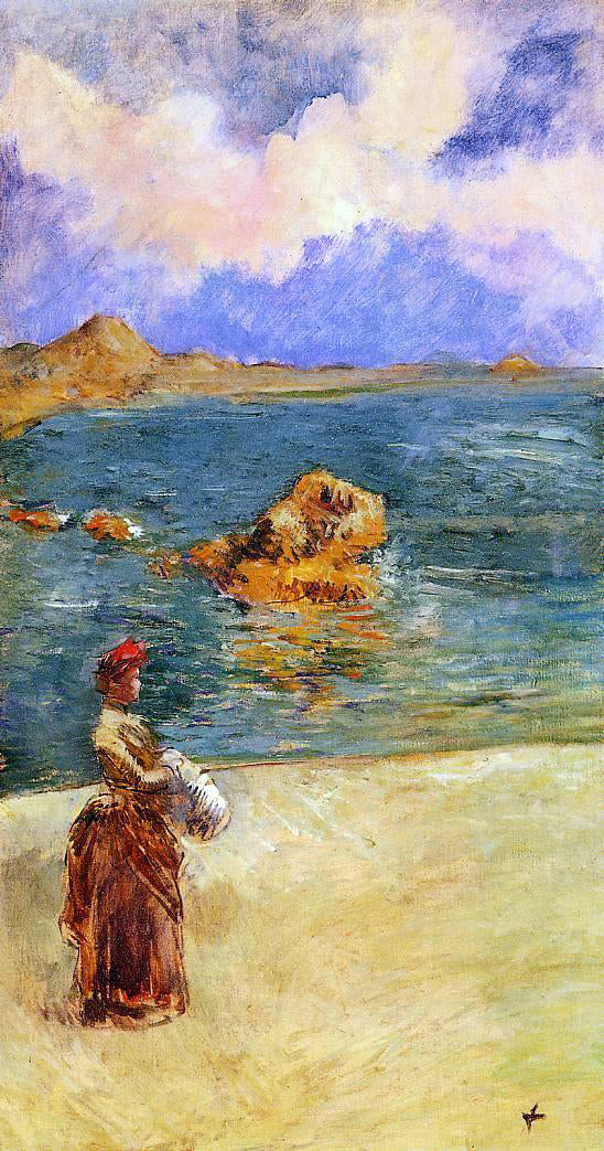 Jean-Louis Forain La Muse de Flots - Canvas Print