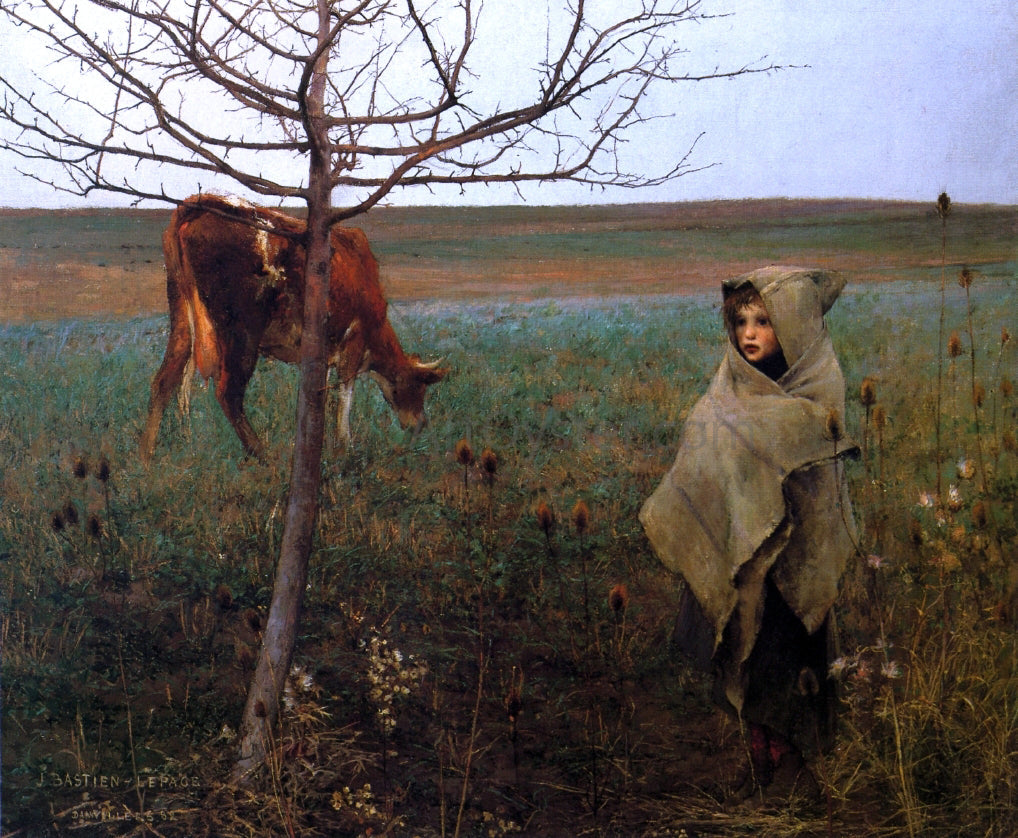 Jules Bastien-Lepage La Pauvre Fauvrette - Canvas Print