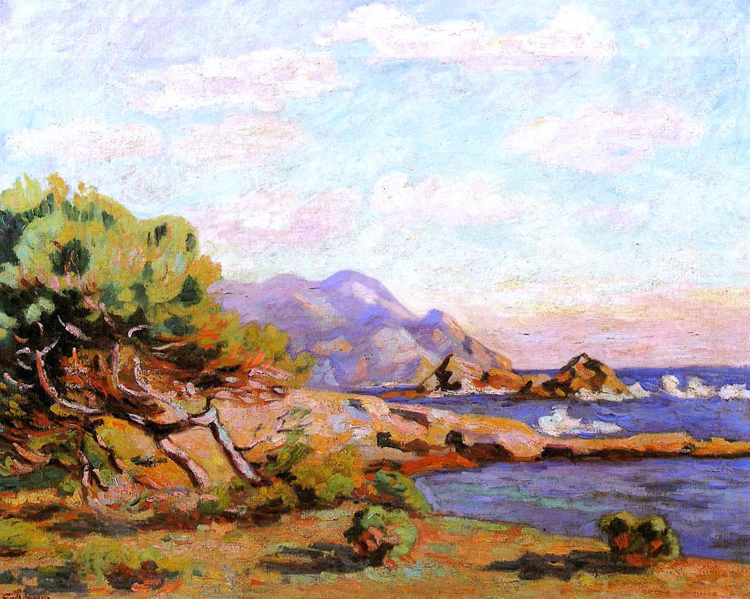 Armand Guillaumin La Pointe du Lou Gaou - Canvas Print