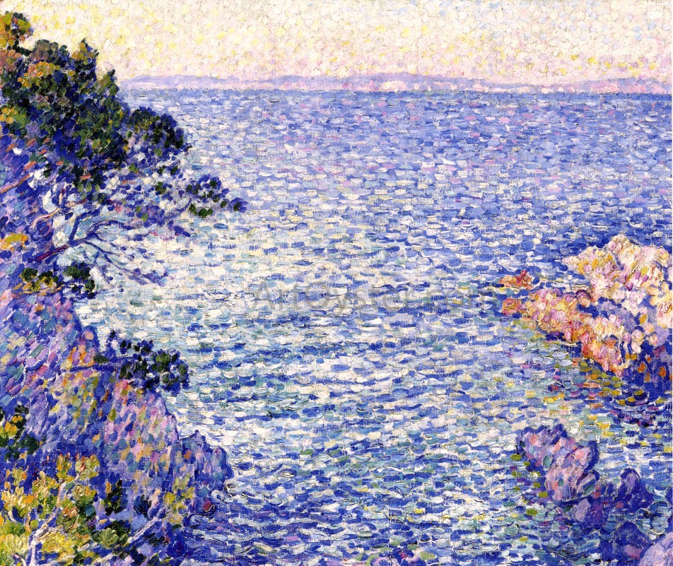 Theo Van Rysselberghe La Pointe du Rossignol, i - Canvas Print