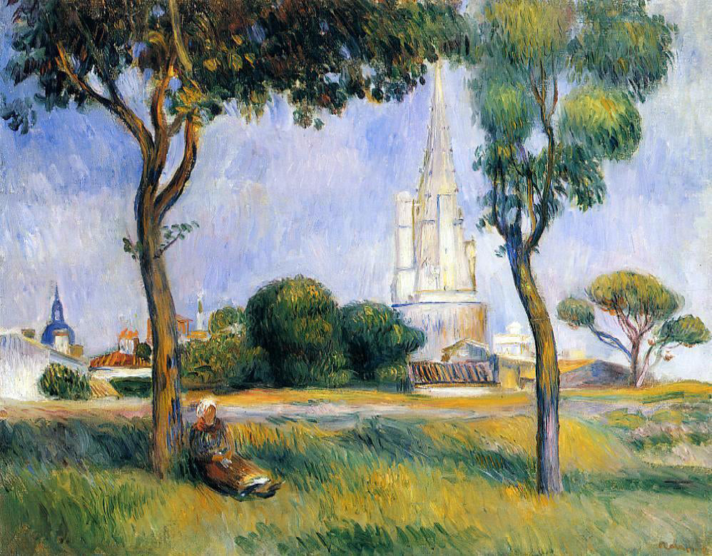 Pierre Auguste Renoir La Poudrerie de la Rochelle - Canvas Print