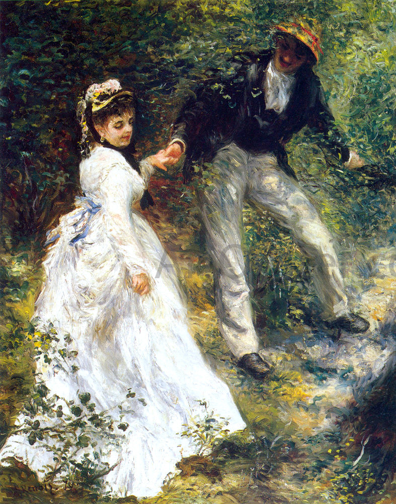 Pierre Auguste Renoir La Promenade - Canvas Print