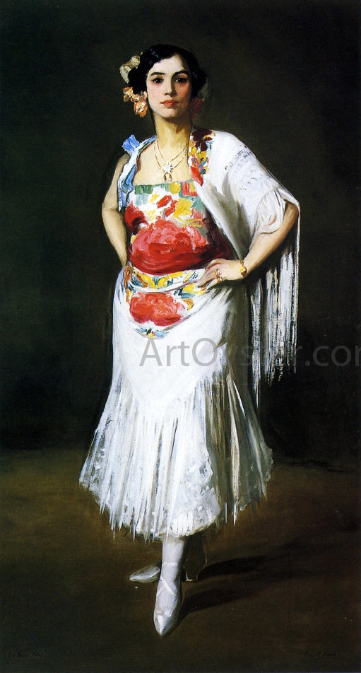 Robert Henri La Reina Mora - Canvas Print