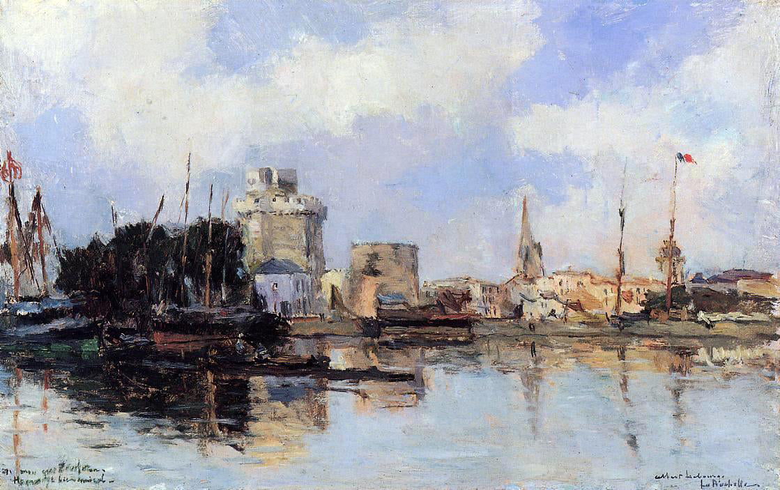 Albert Lebourg La Rochelle, the Harbor, Bright Sky - Canvas Print