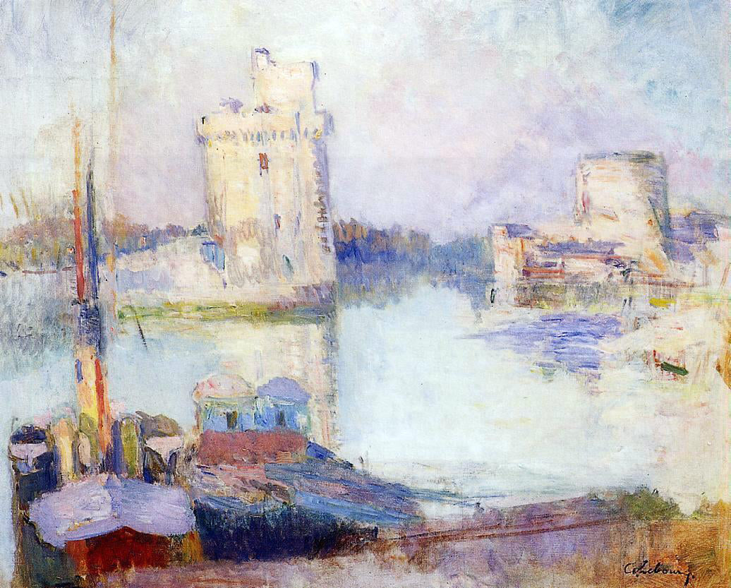 Albert Lebourg La Rochelle, the Port - Canvas Print