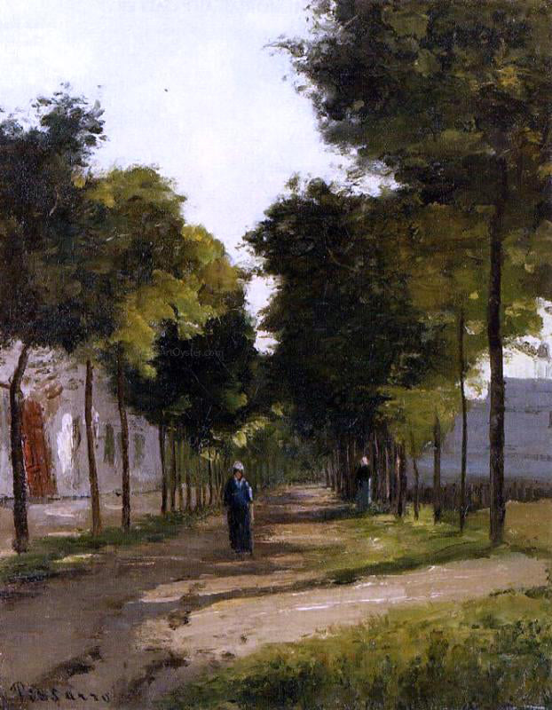 Camille Pissarro La Route - Canvas Print