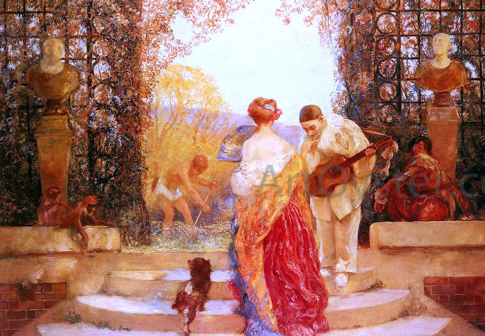 Gaston De Latouche La Salutation de Pierrot - Canvas Print