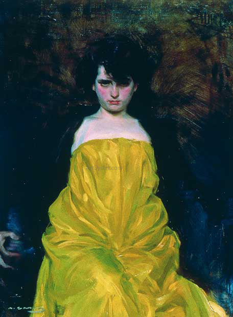 Ramon Casas La Sargantaine - Canvas Print