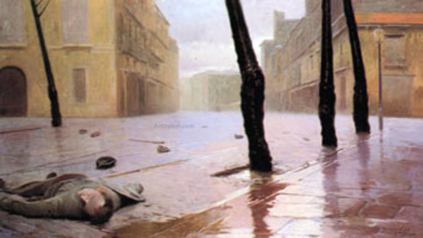 Antonio Fillol Granell La Semilla (also known as Despuas de la Refriega) - Canvas Print