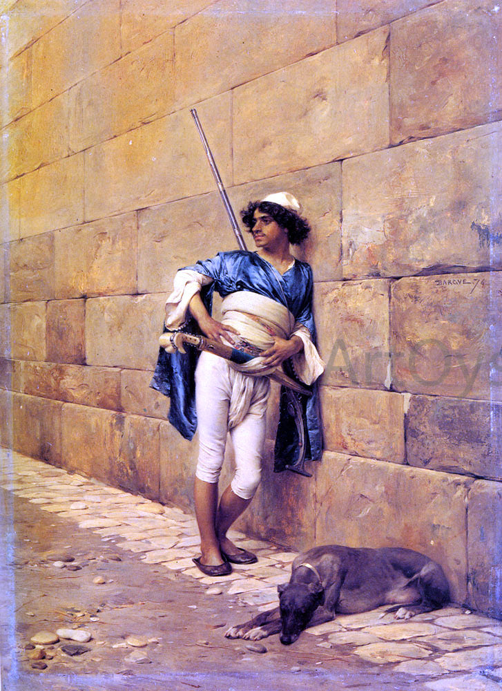 Charles Bargue La Sentinelle - Canvas Print