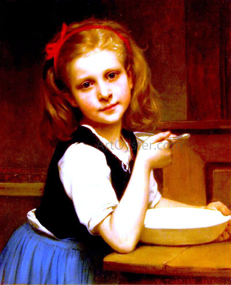 Charles Victor Thirion La Soupe - Canvas Print