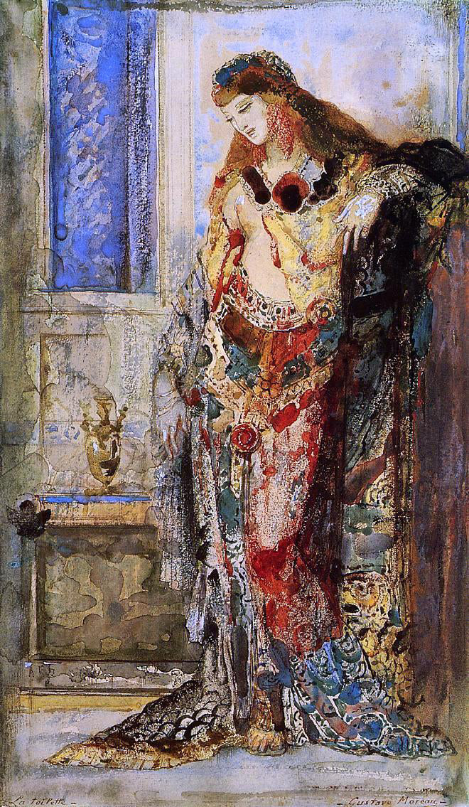 Gustave Moreau La Toilette - Canvas Print