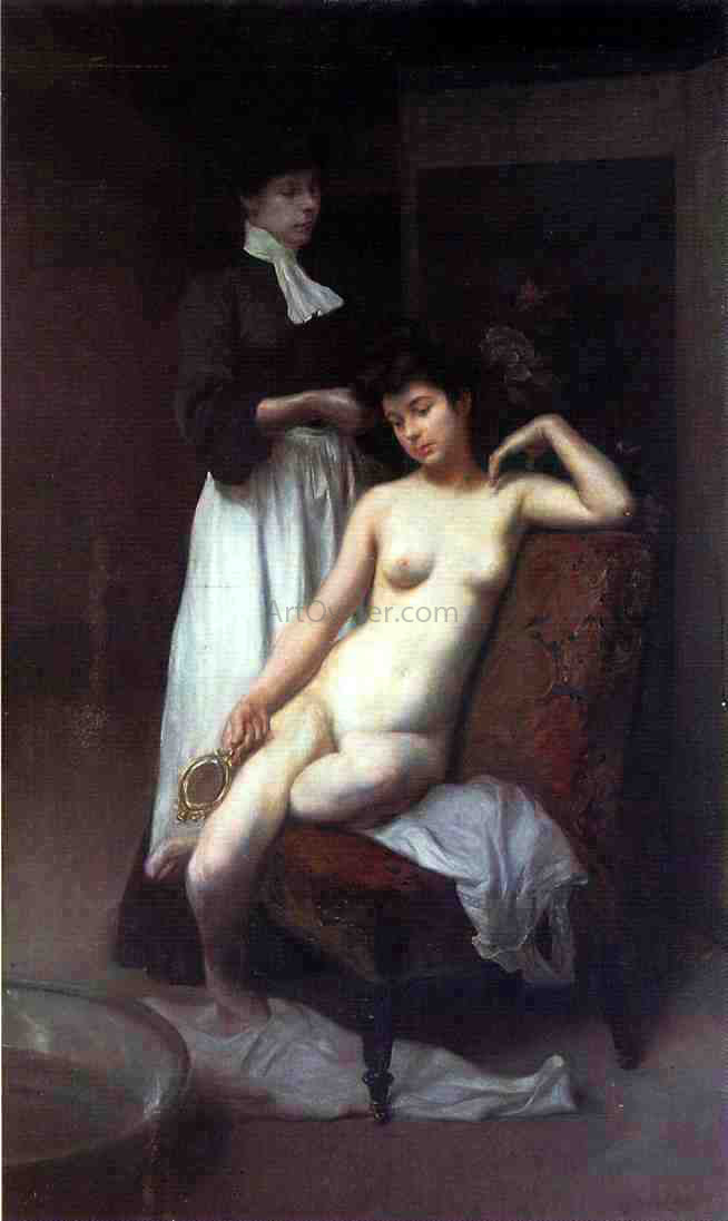 Julius LeBlanc Stewart La Toilette - Canvas Print