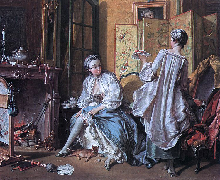 Francois Boucher La Toilette - Canvas Print
