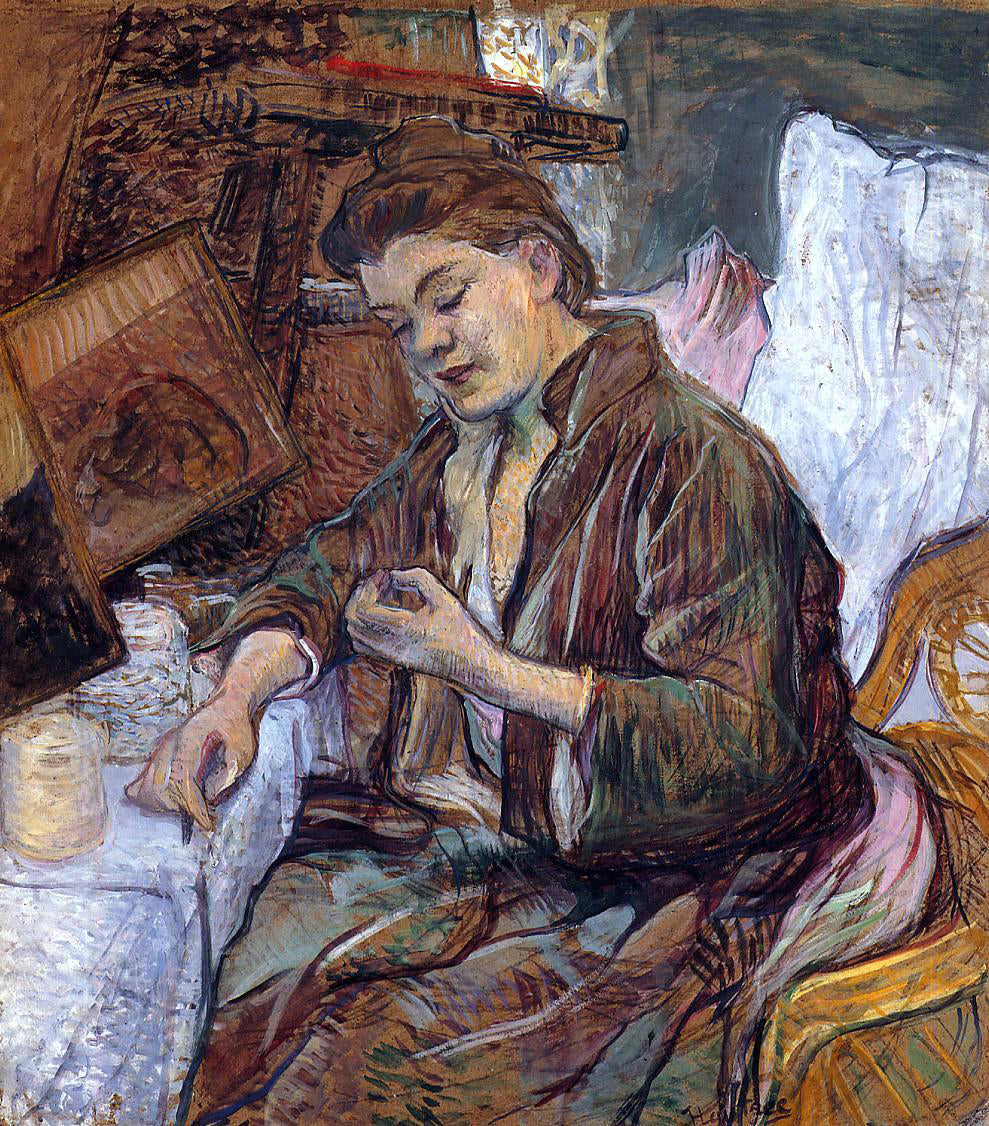 Henri De Toulouse-Lautrec La Toilette: Madame Fabre - Canvas Print