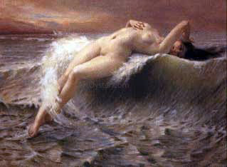 Guillaume Seignac La Vague - Canvas Print