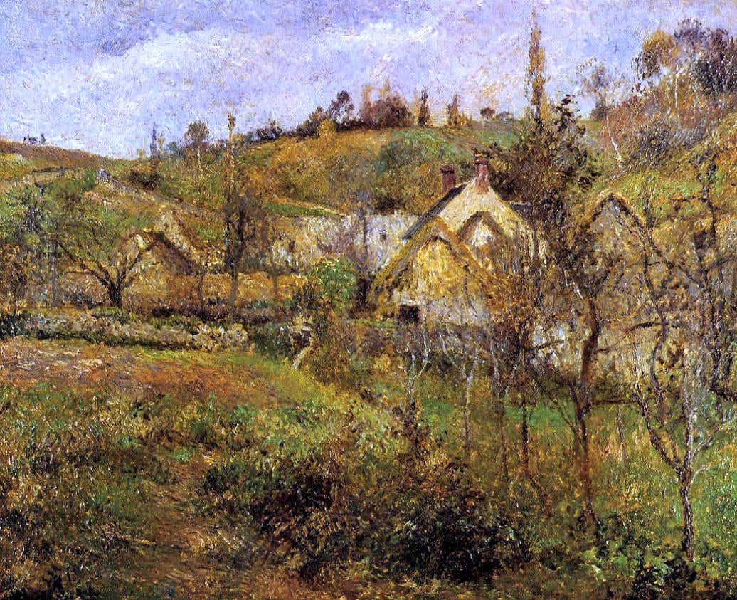Camille Pissarro La Valhermeil, near Pontoise - Canvas Print