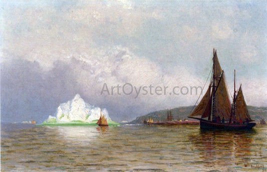 William Bradford Labrador Fishing Settlement - Canvas Print