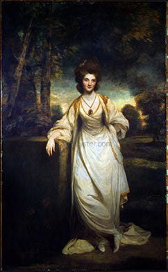 Sir Joshua Reynolds Lady Elizabeth Compton - Canvas Print