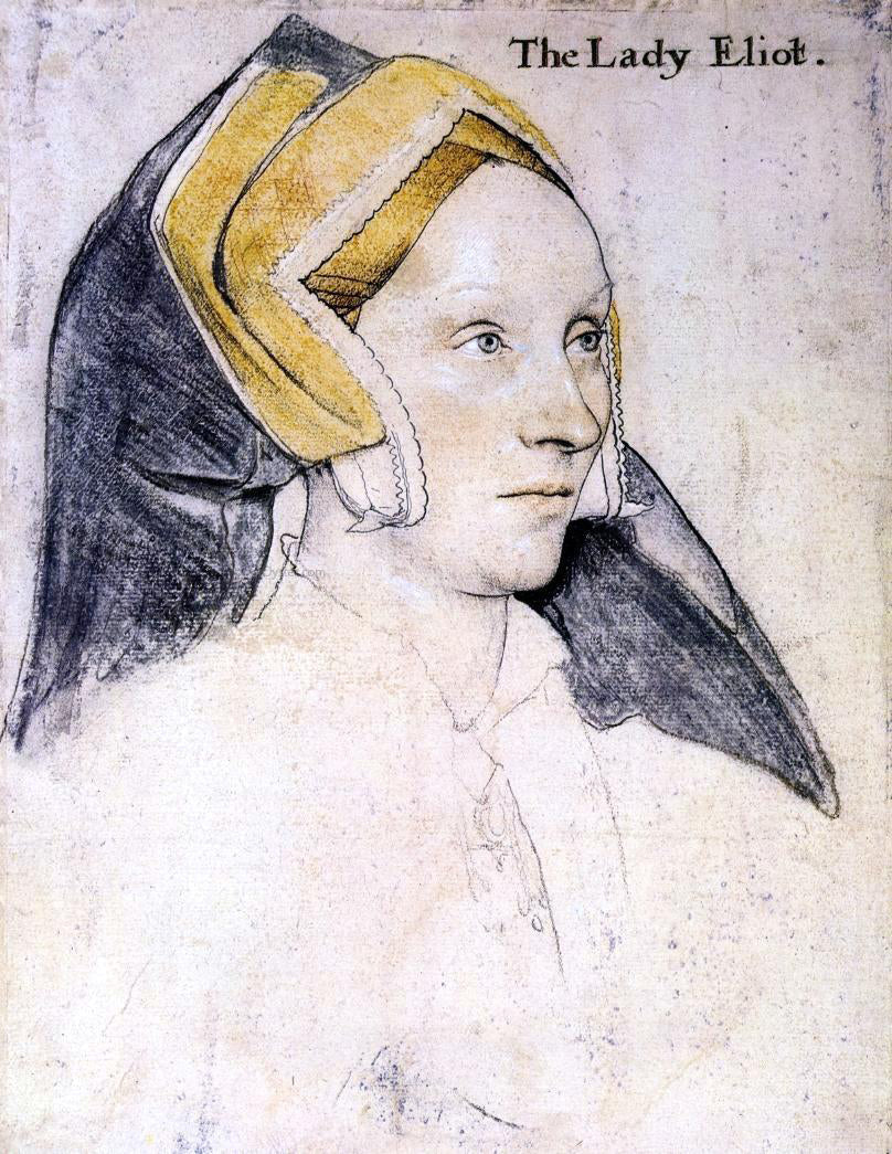 The Younger Hans Holbein Lady Elyot - Canvas Print