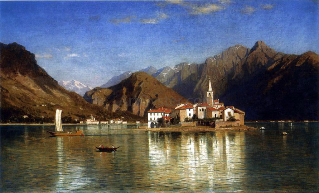 William Stanley Haseltine Lago Maggiore - Canvas Print
