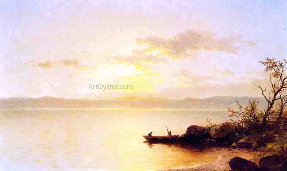 John W Casilear Lake at Sunset - Canvas Print