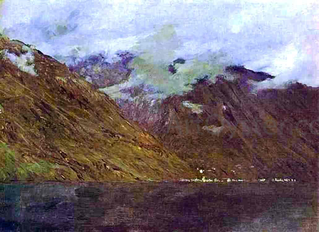 Isaac Ilich Levitan Lake Como - Canvas Print