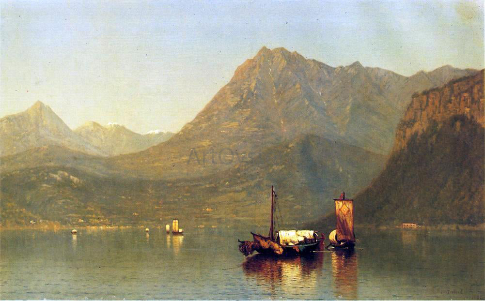 James Renwick Brevoort Lake Como - Canvas Print