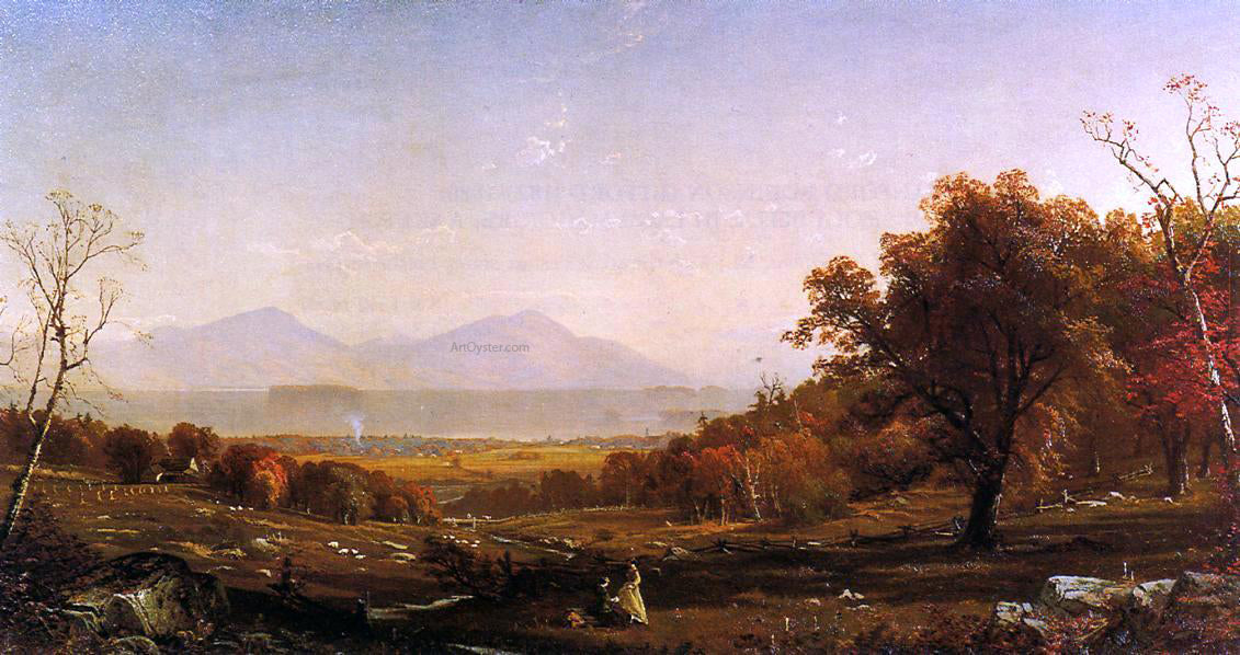 Alfred Thompson Bricher Lake George from Bolton - Canvas Print
