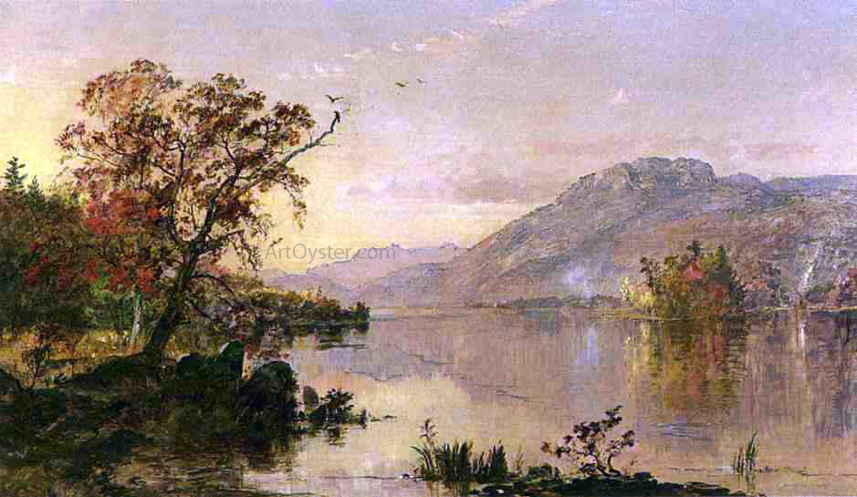 Jasper Francis Cropsey Lake George, New York - Canvas Print