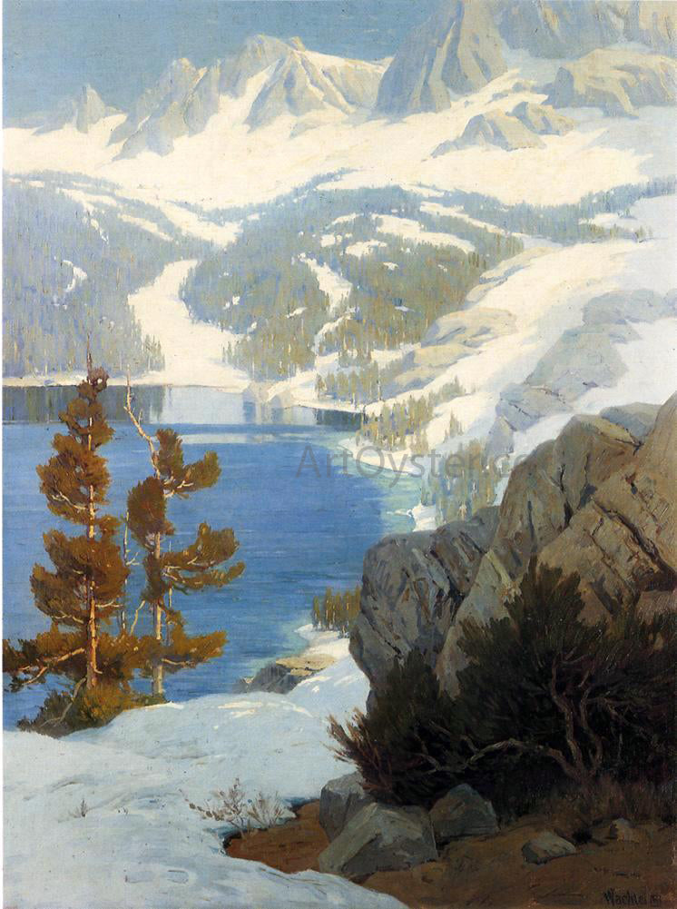 Elmer Wachtel Lake George, Sierra Nevada - Canvas Print