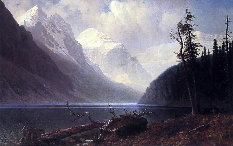 Albert Bierstadt Lake Louise - Canvas Print