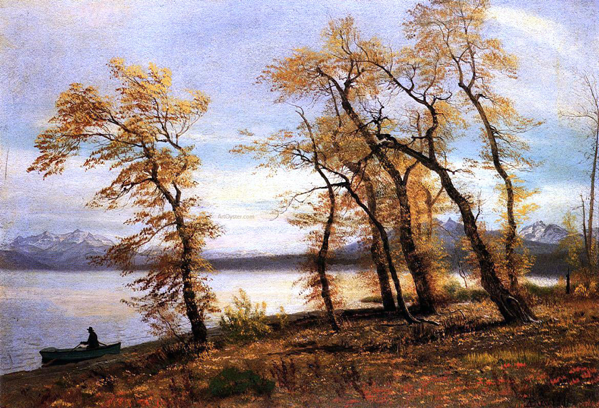 Albert Bierstadt Lake Mary, California - Canvas Print
