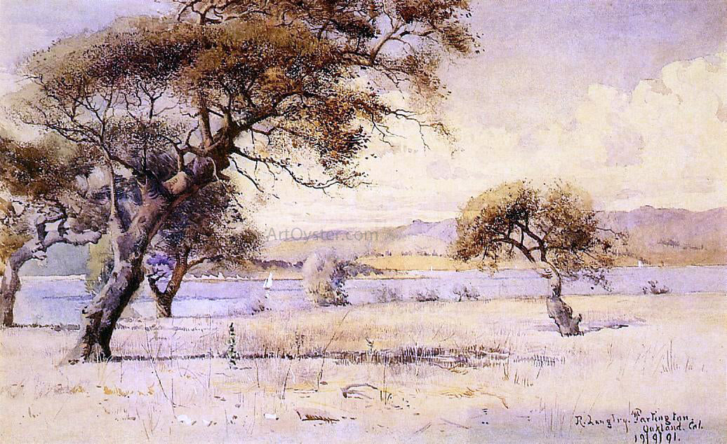 Richard Langtry Partington Lake Merritt, Oakland, California - Canvas Print