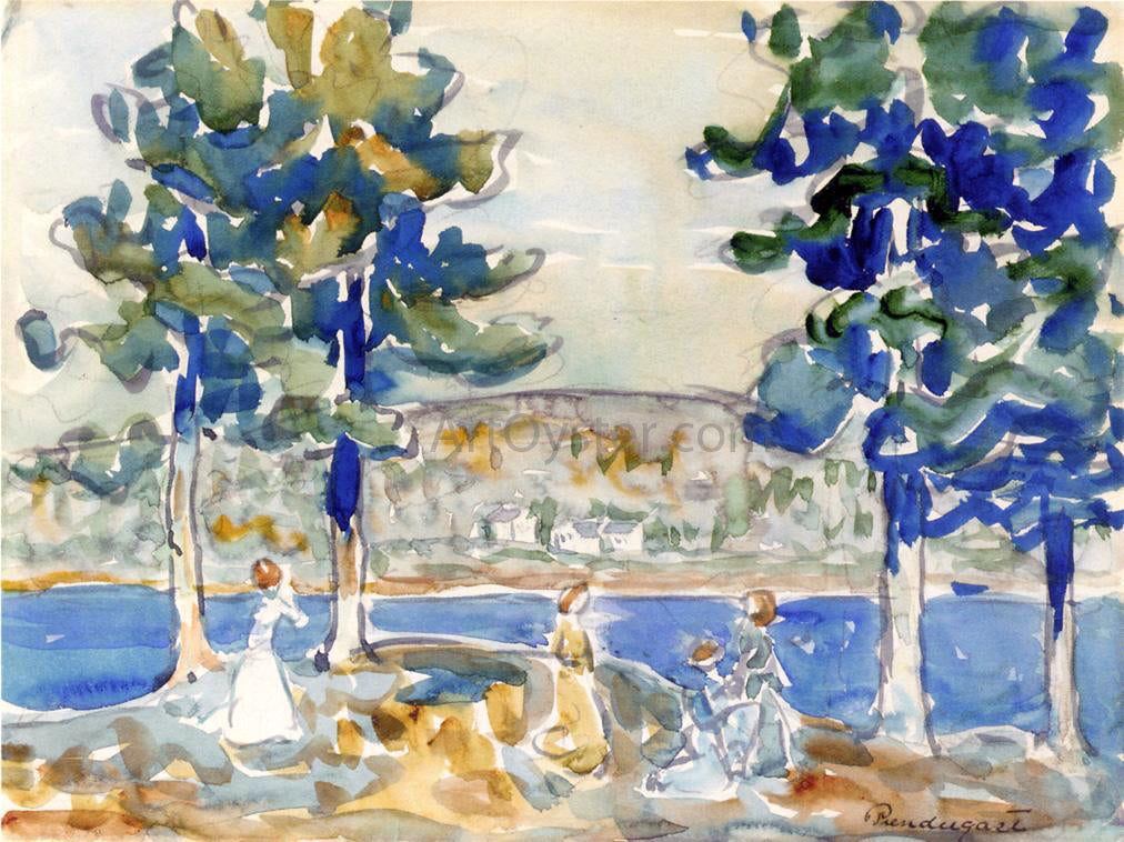 Maurice Prendergast Lake, New Hampshire - Canvas Print