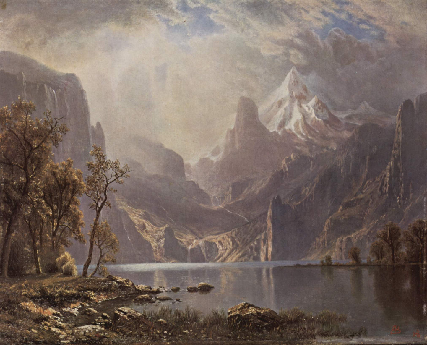 Albert Bierstadt Lake Tahoe - Canvas Print