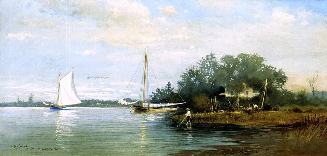 Francis A Silva Lakeside, Branchport, New York - Canvas Print