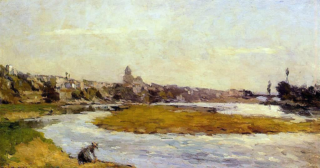 Albert Lebourg L'Allier a Pont du Chateau - Canvas Print