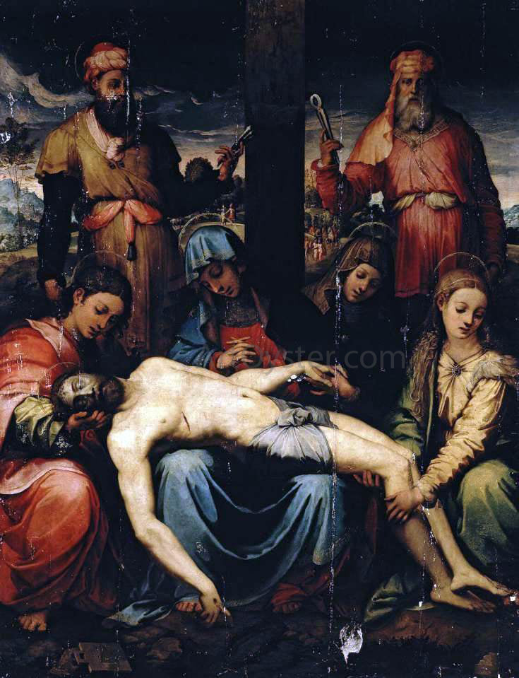 Perino Del vaga Lamentation - Canvas Print