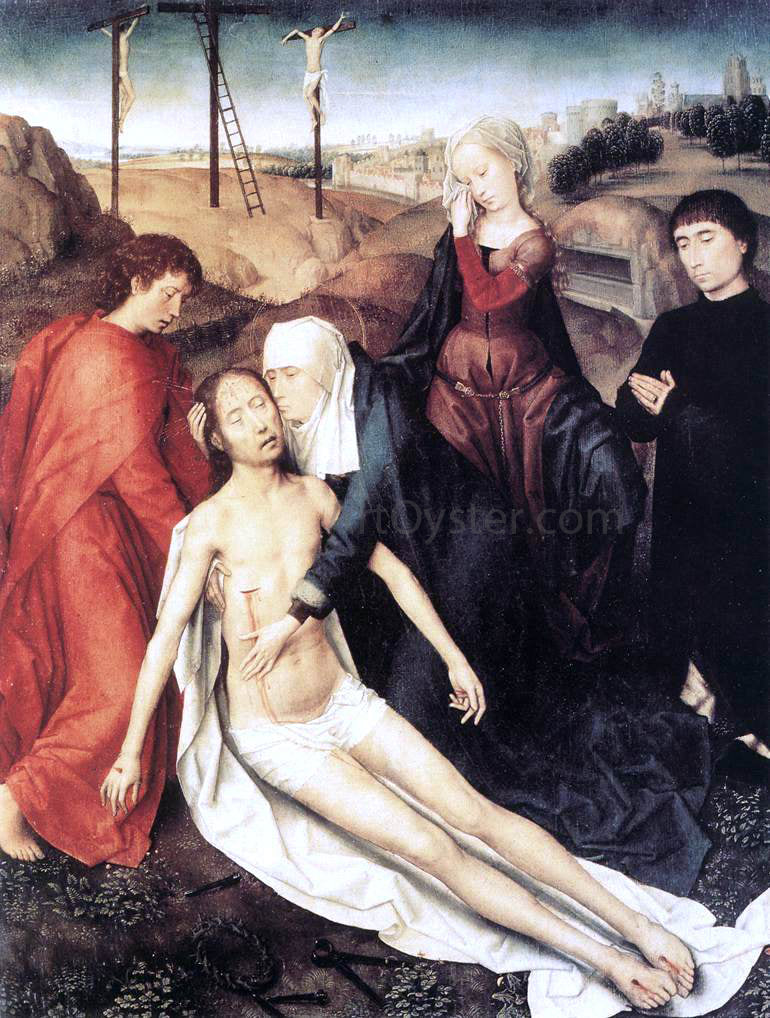 Hans Memling Lamentation - Canvas Print