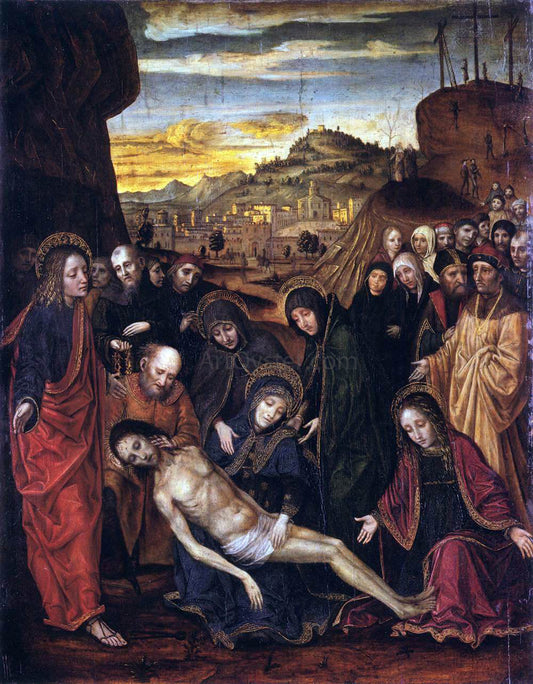 Ambrogio Bergog Lamentation of Christ - Canvas Print