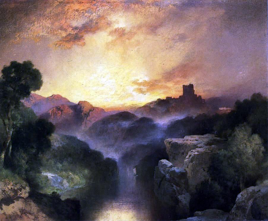 Thomas Moran Land of Dreams - Canvas Print